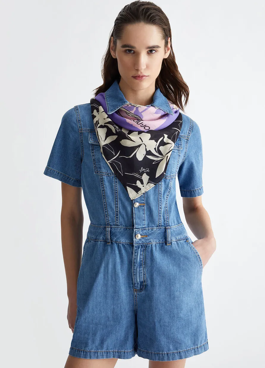 LIU-JO Foulard con stampa fiori