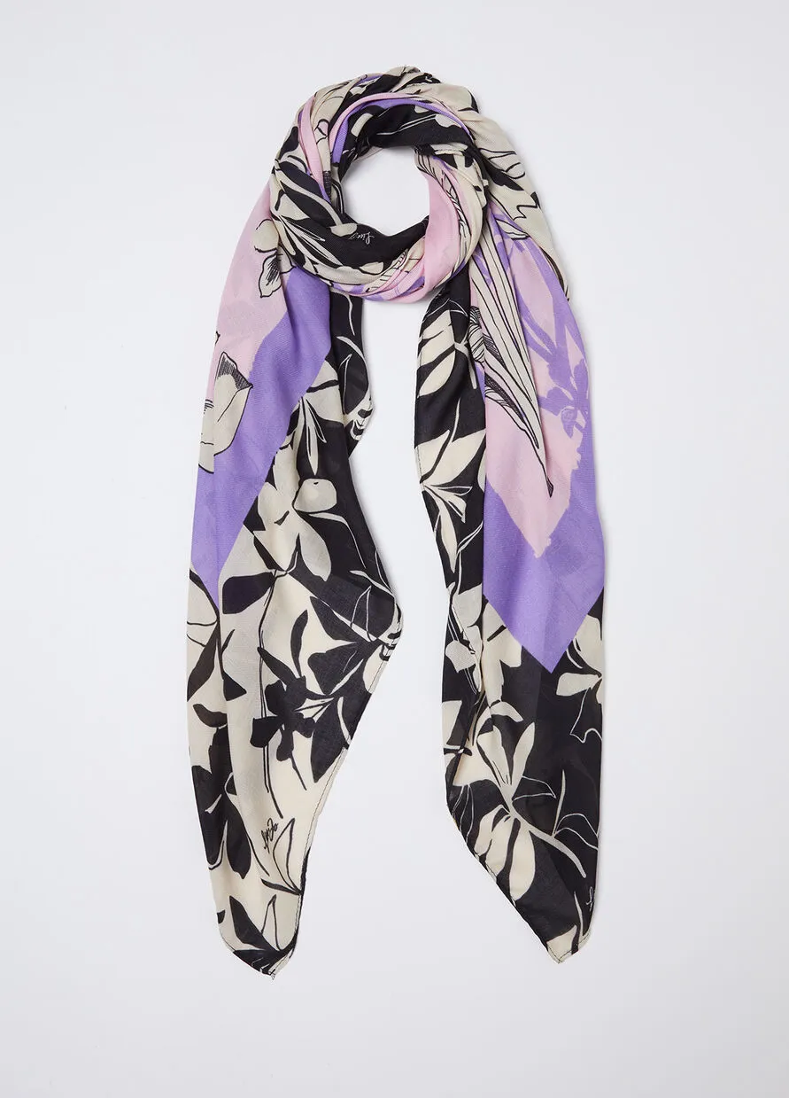 LIU-JO Foulard con stampa fiori