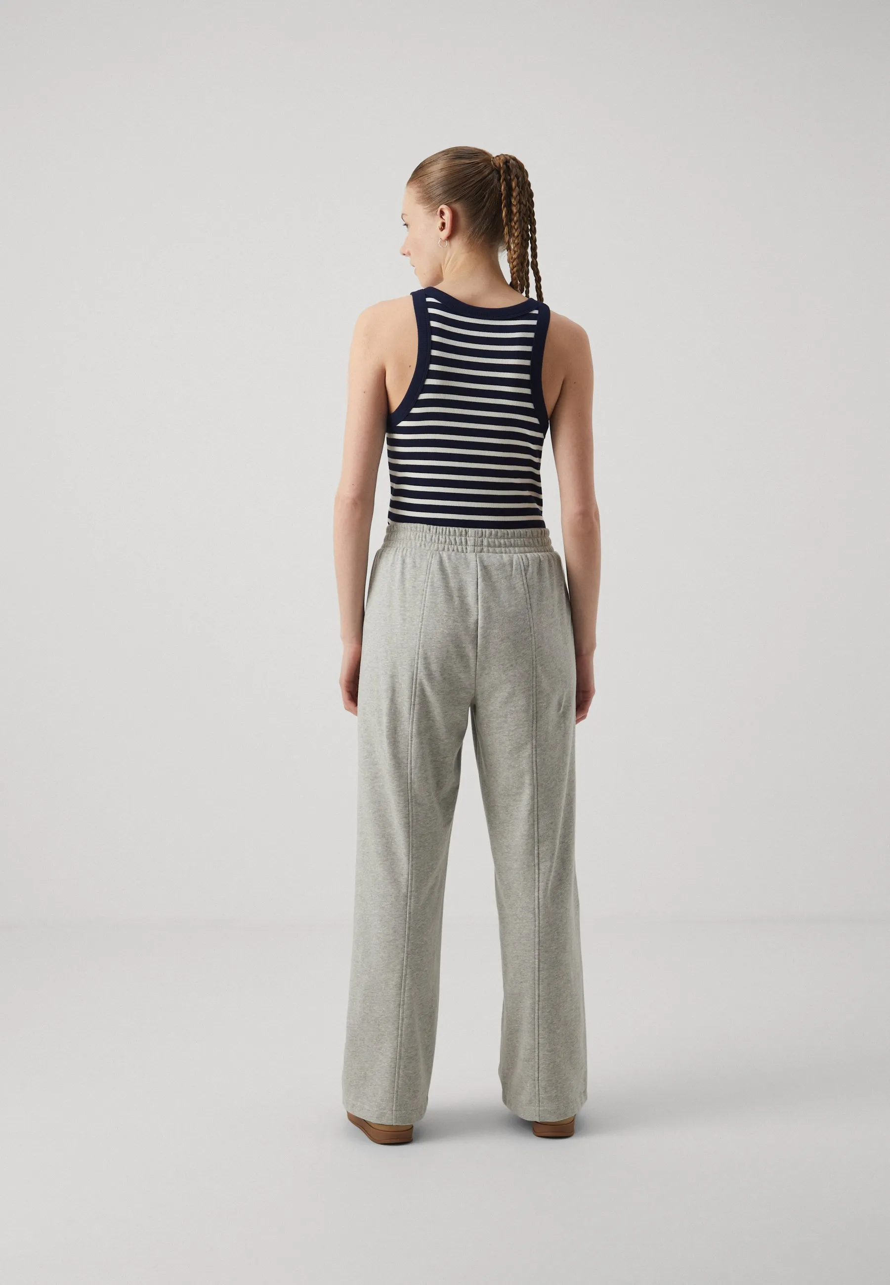LOGO FRONT SEAM WIDE LEG - Pantaloni sportivi