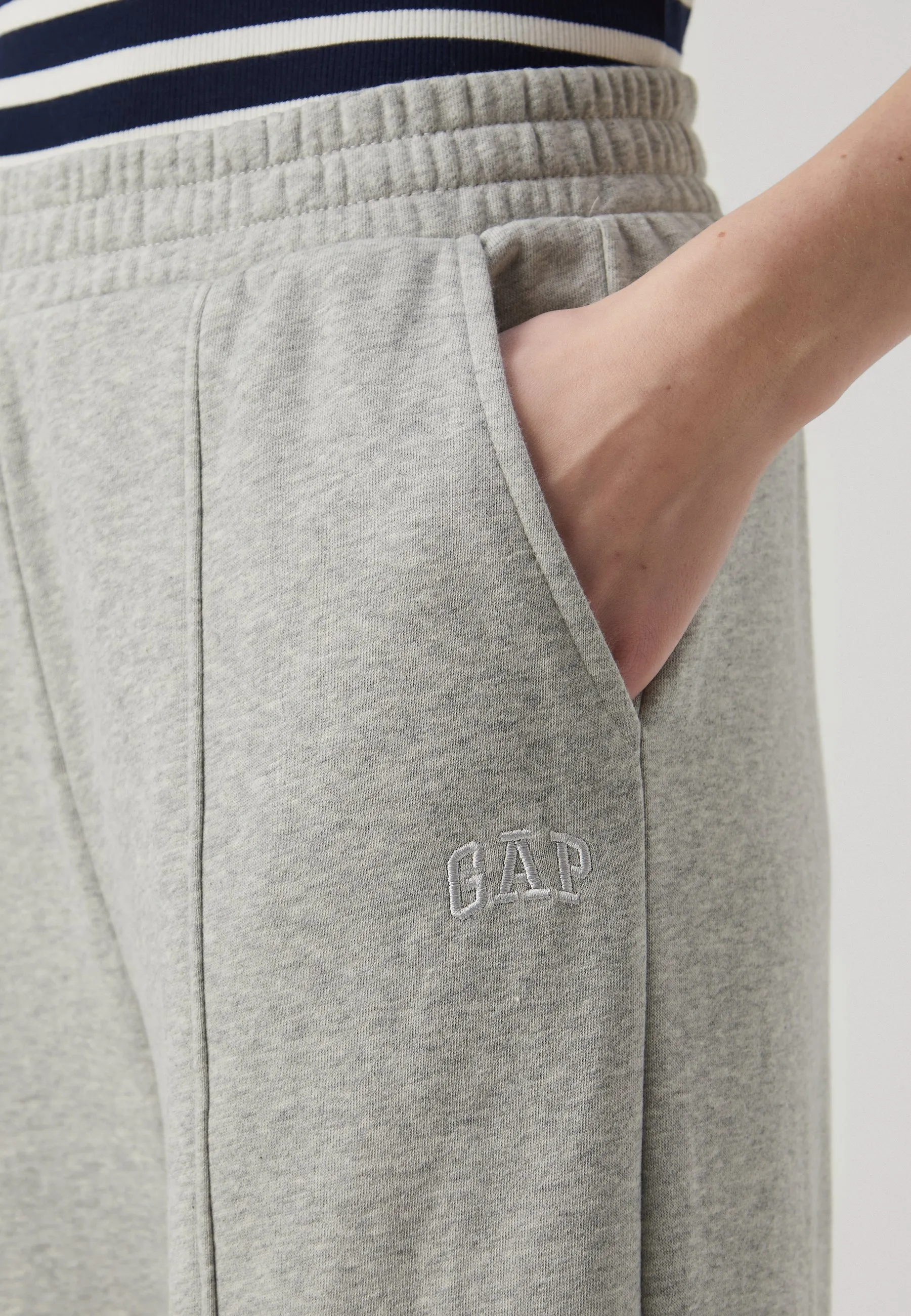 LOGO FRONT SEAM WIDE LEG - Pantaloni sportivi
