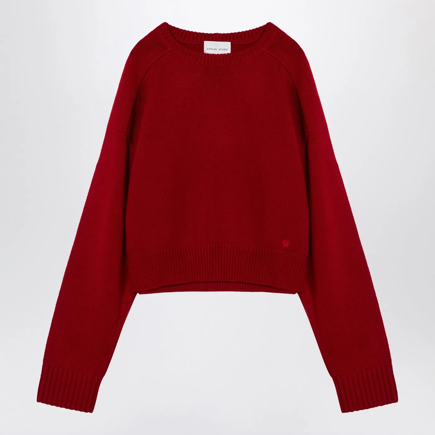 Loulou Studio Red Wool and Cashmere Sweater