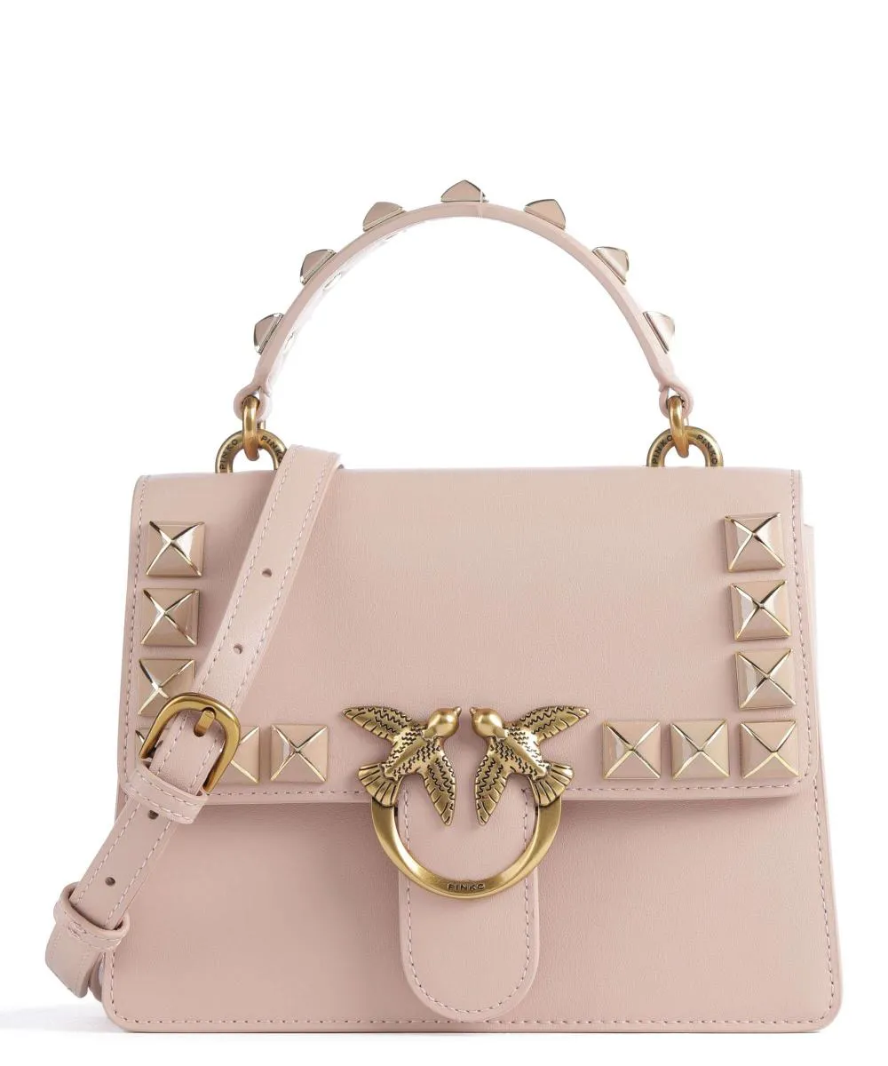 Love One Top Bag with Studs / Powder