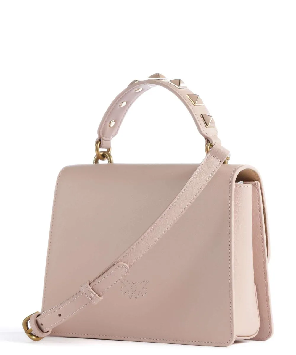 Love One Top Bag with Studs / Powder