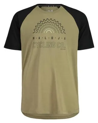 Maglia a manica corta Maloja KeeseckM verde/nero