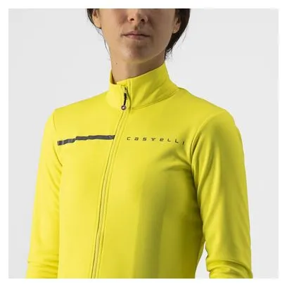 Maglia a maniche lunghe Castelli Sinergia 2 Donna Giallo Fluorescente
