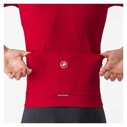 Maglia Castelli Elements a manica corta rossa