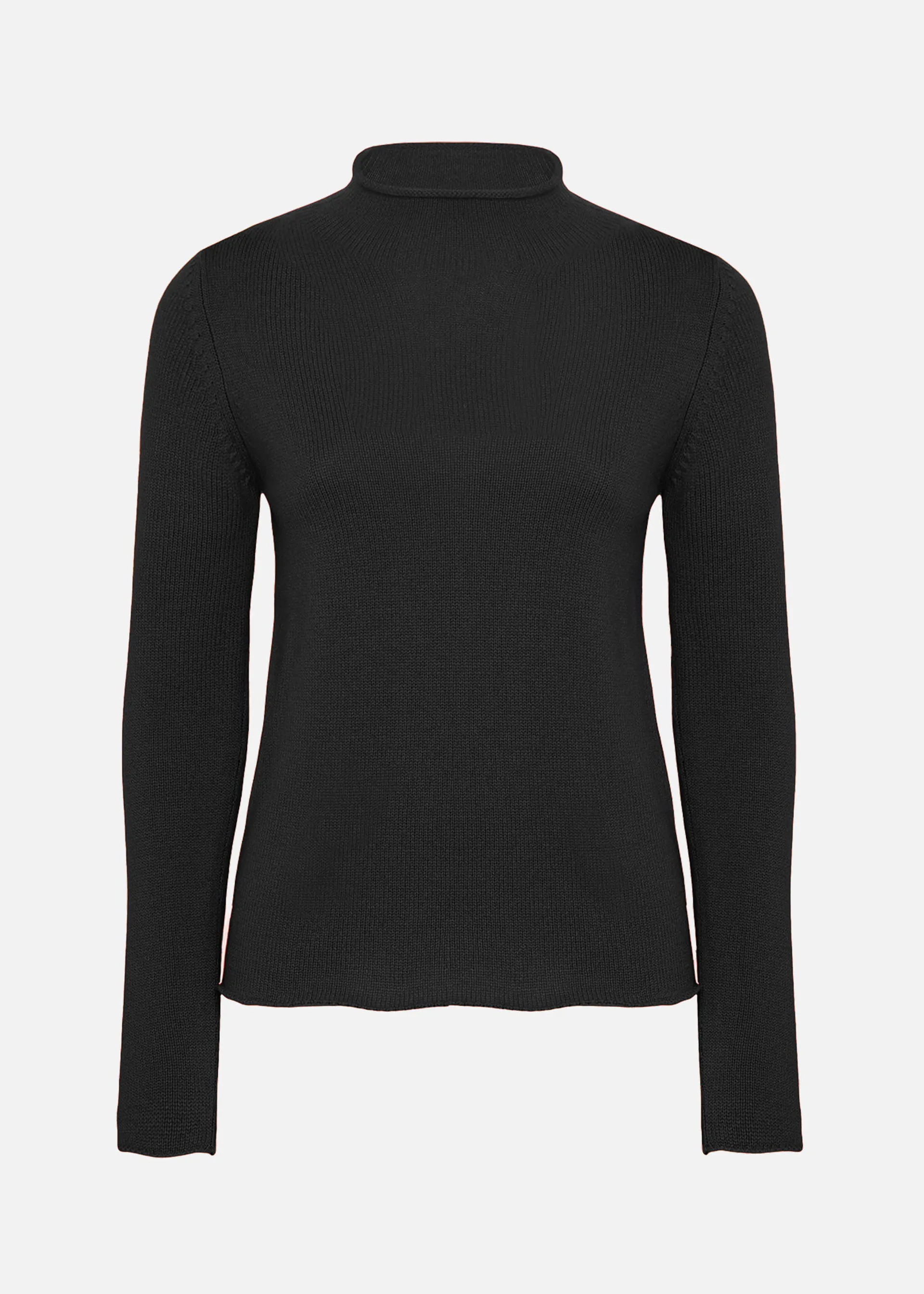 Maglia collo alto in misto cashmere