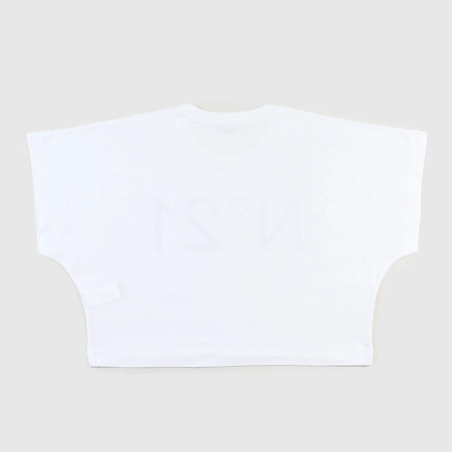 Maglia Crop A Maniche Corte Ragazza