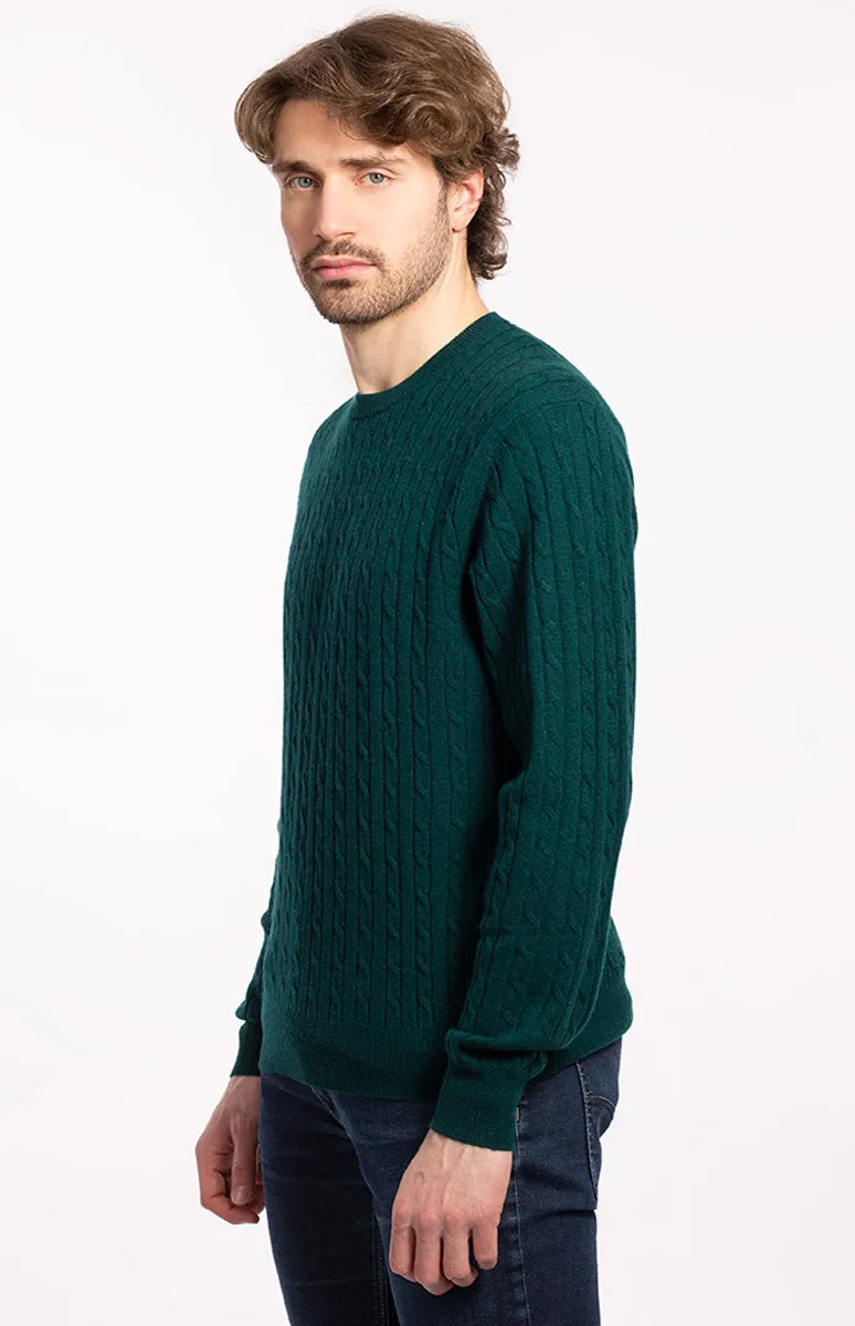 Maglia Girocollo Treccia 2 fili