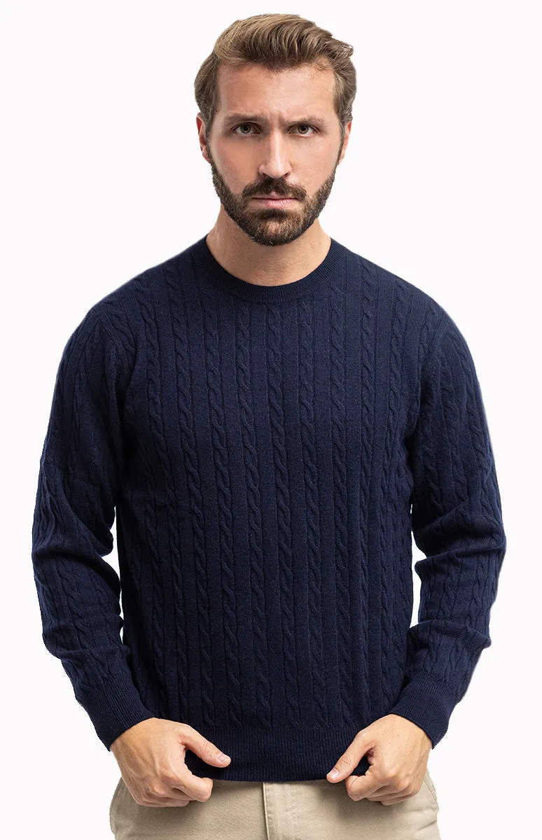 Maglia Girocollo Treccia 2 fili