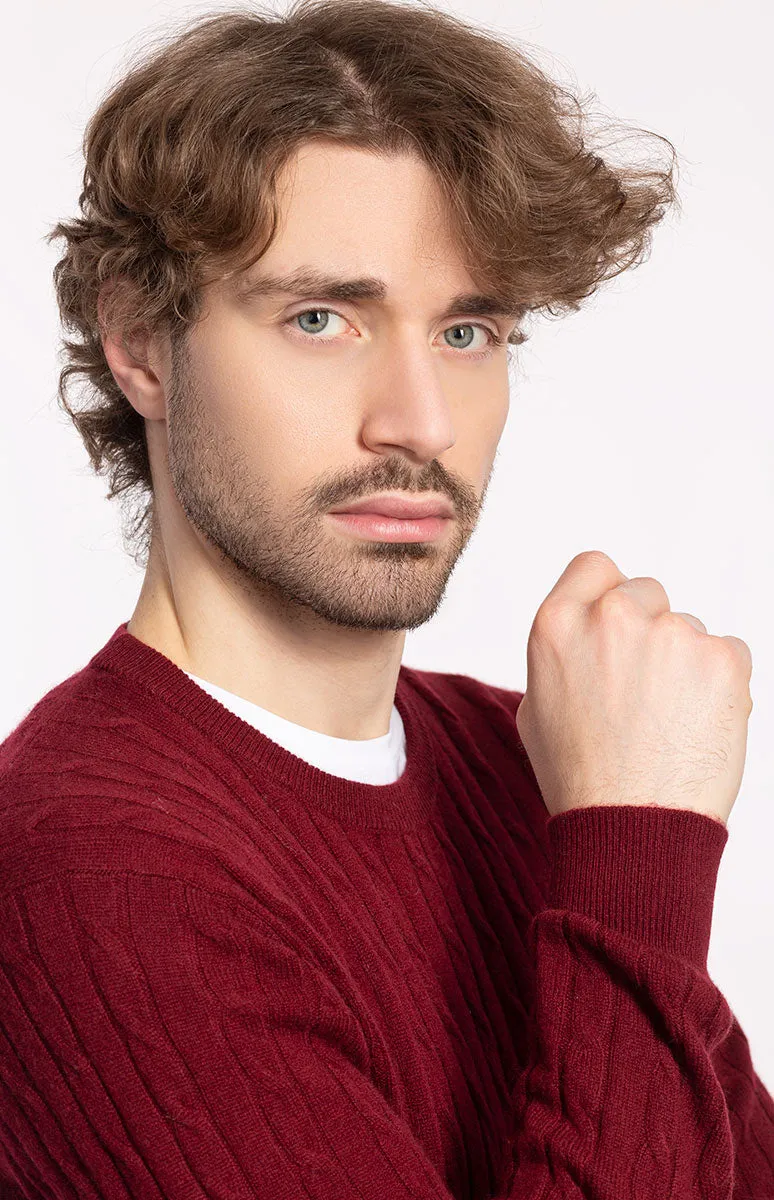 Maglia Girocollo Treccia 2 fili
