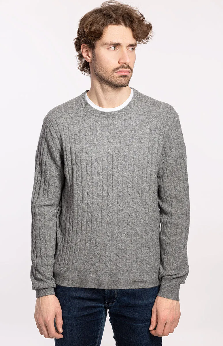 Maglia Girocollo Treccia 2 fili