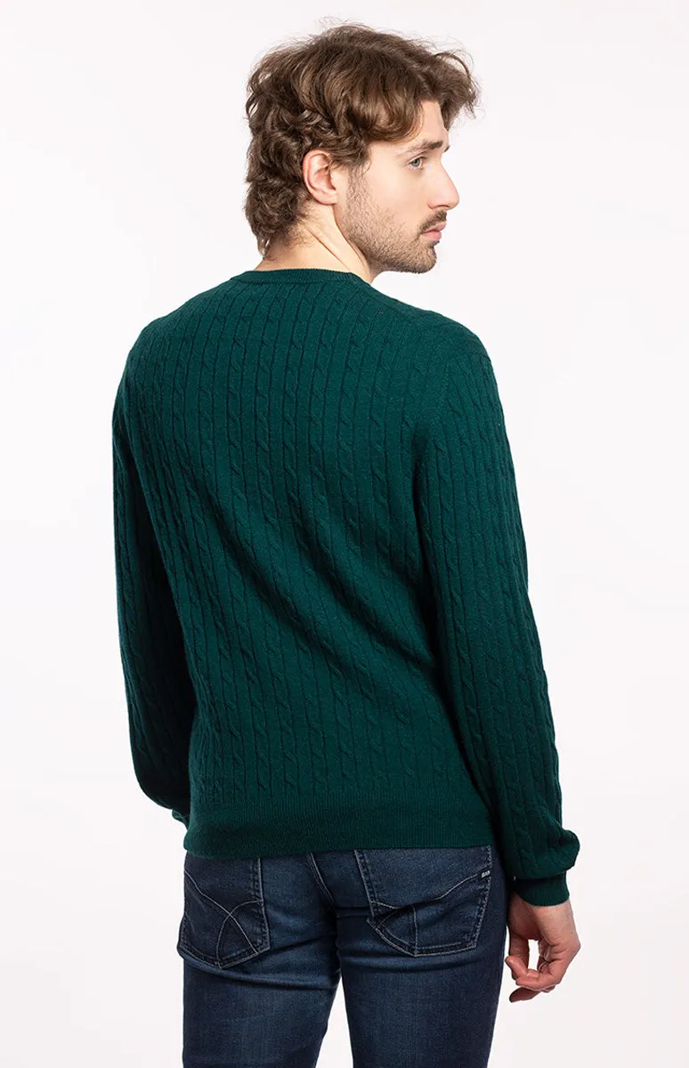 Maglia Girocollo Treccia 2 fili
