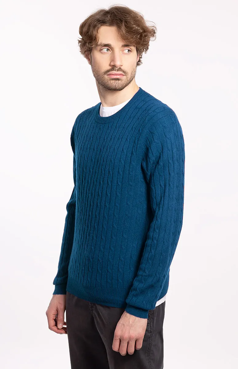 Maglia Girocollo Treccia 2 fili