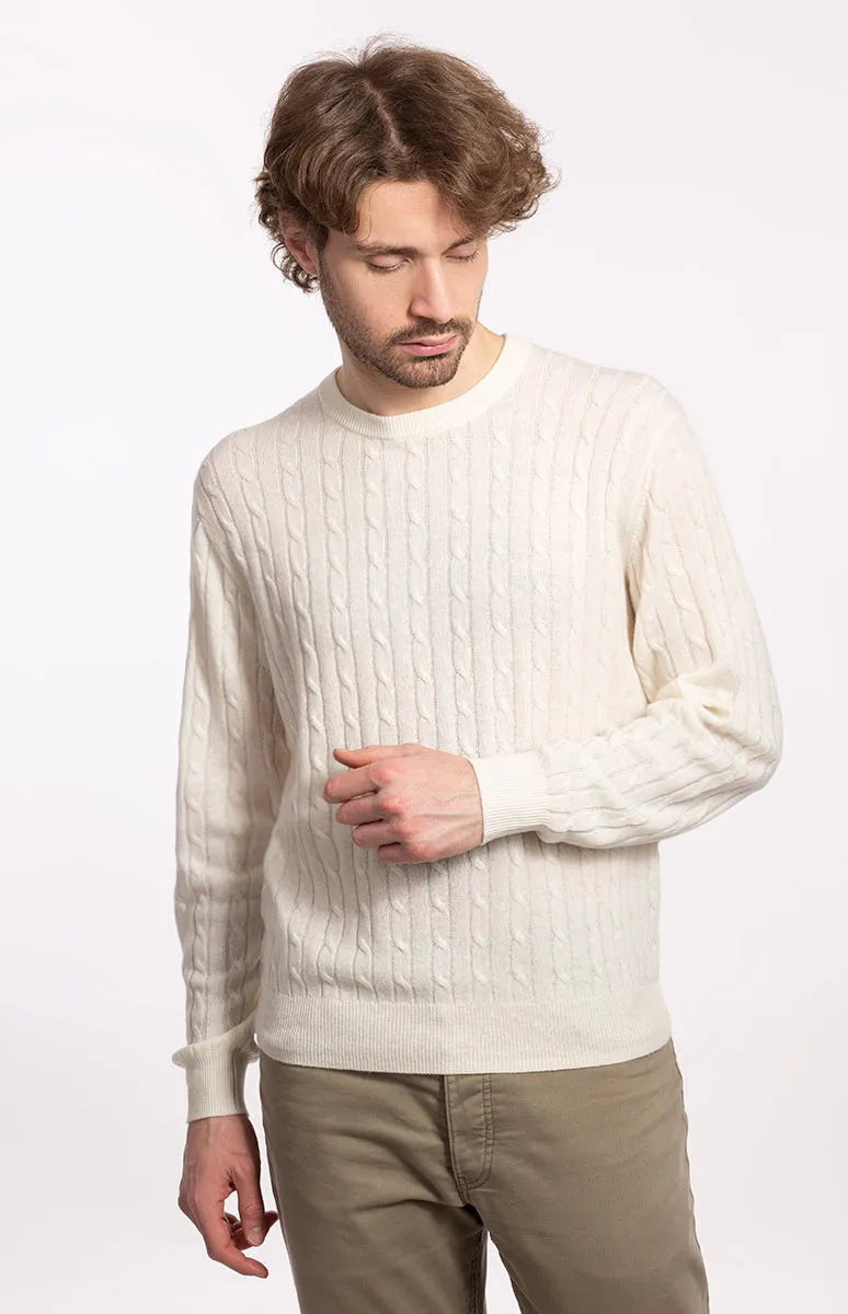 Maglia Girocollo Treccia 2 fili