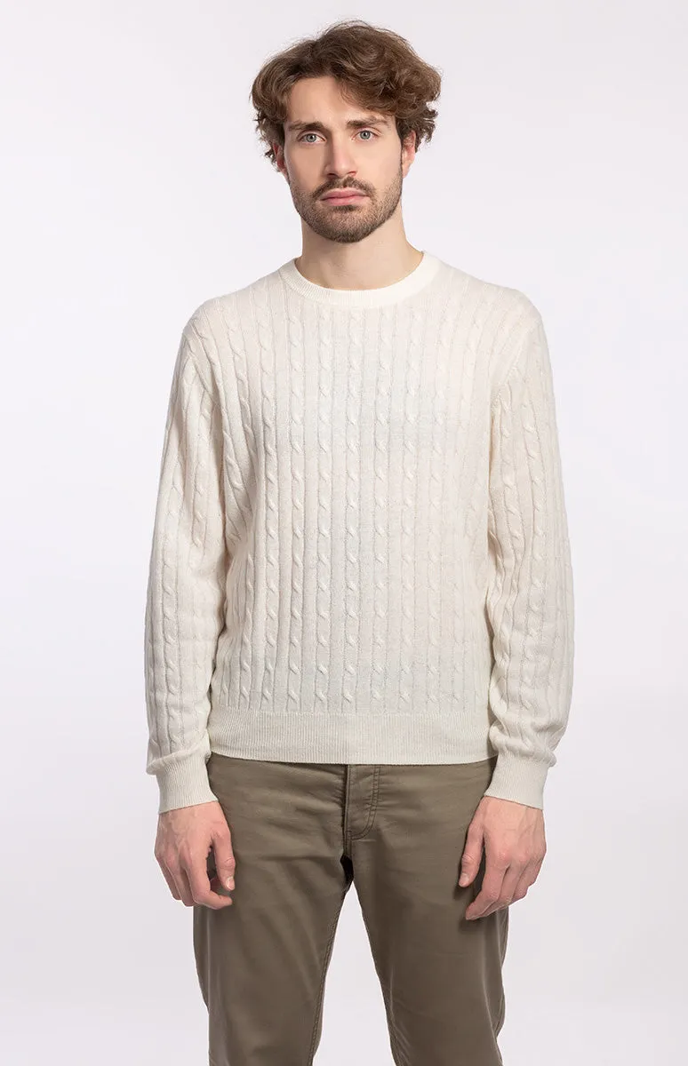 Maglia Girocollo Treccia 2 fili