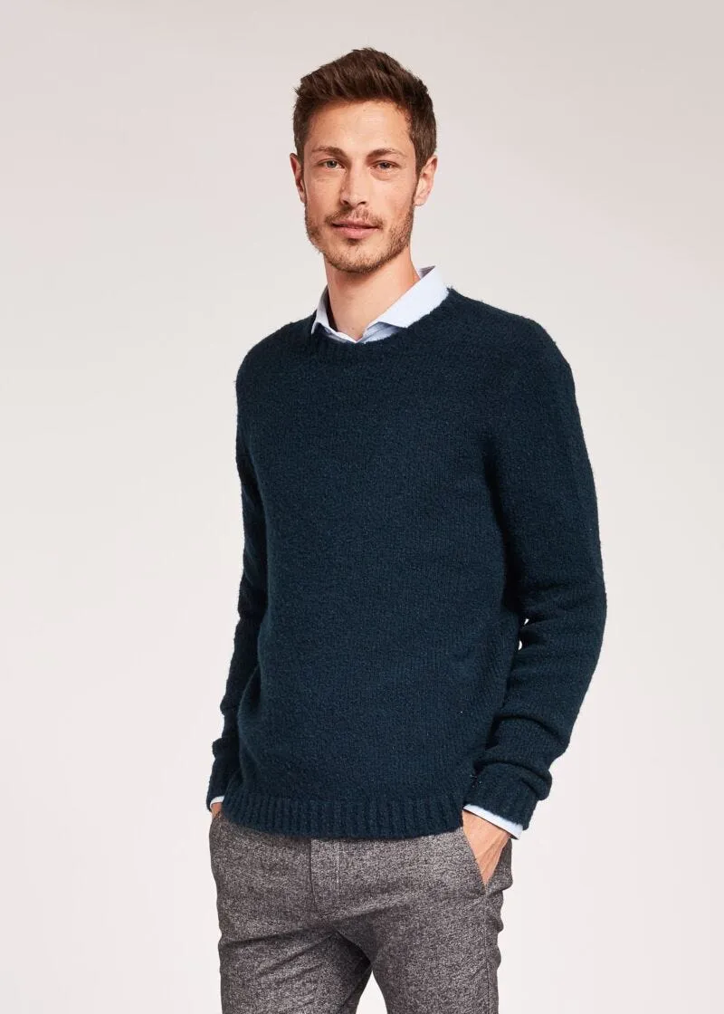 Maglia in lana bouclé