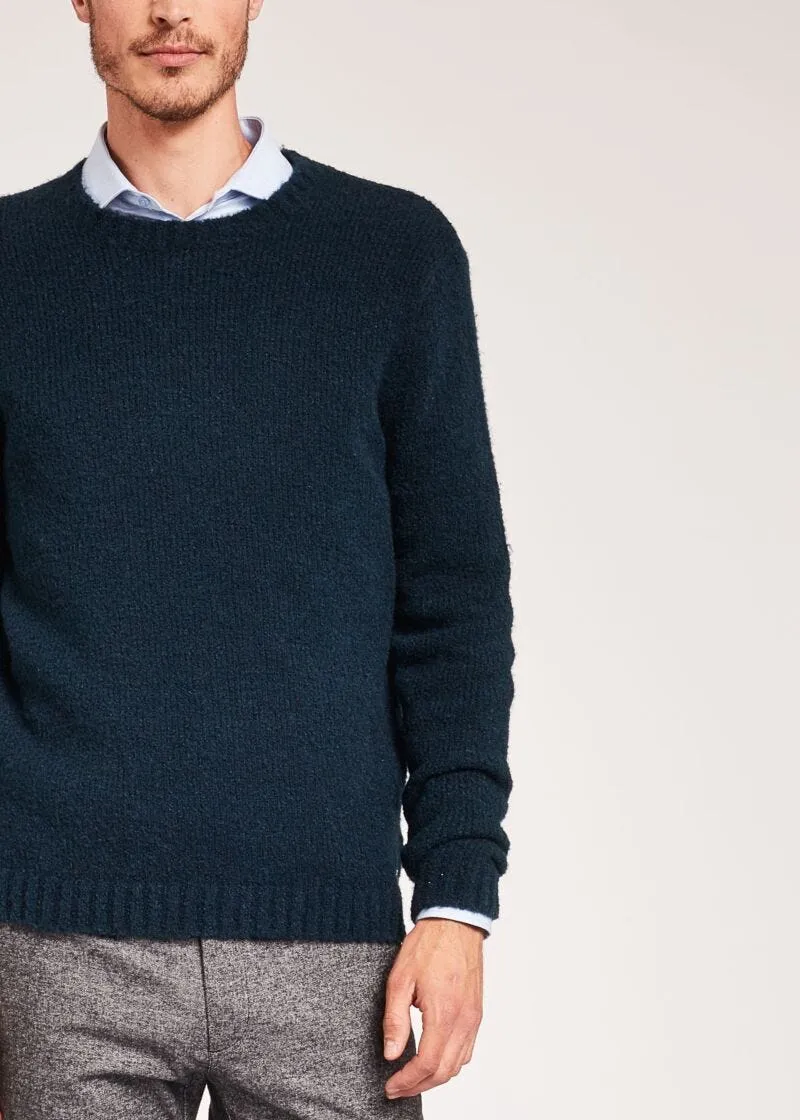 Maglia in lana bouclé