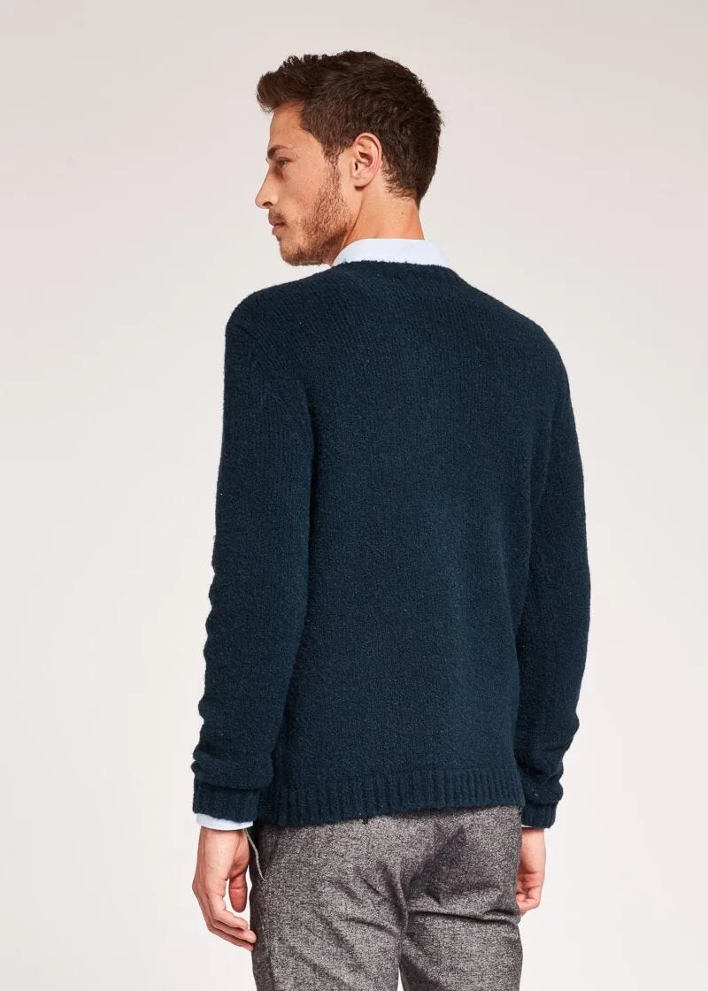 Maglia in lana bouclé