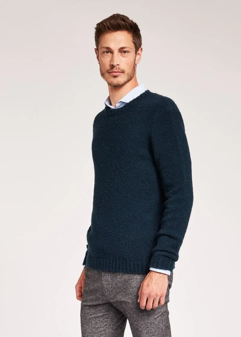 Maglia in lana bouclé