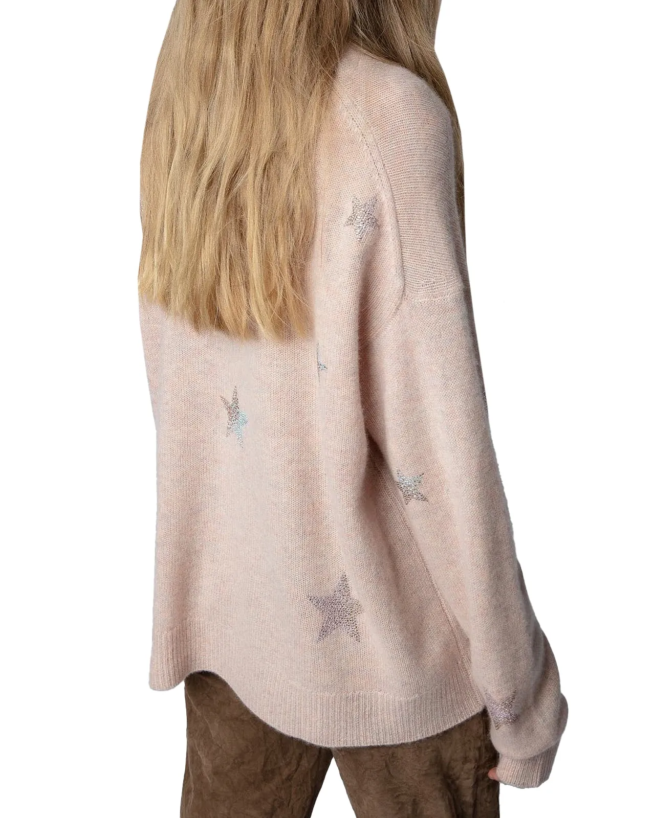 Maglia Markus Stars cashmere rosa