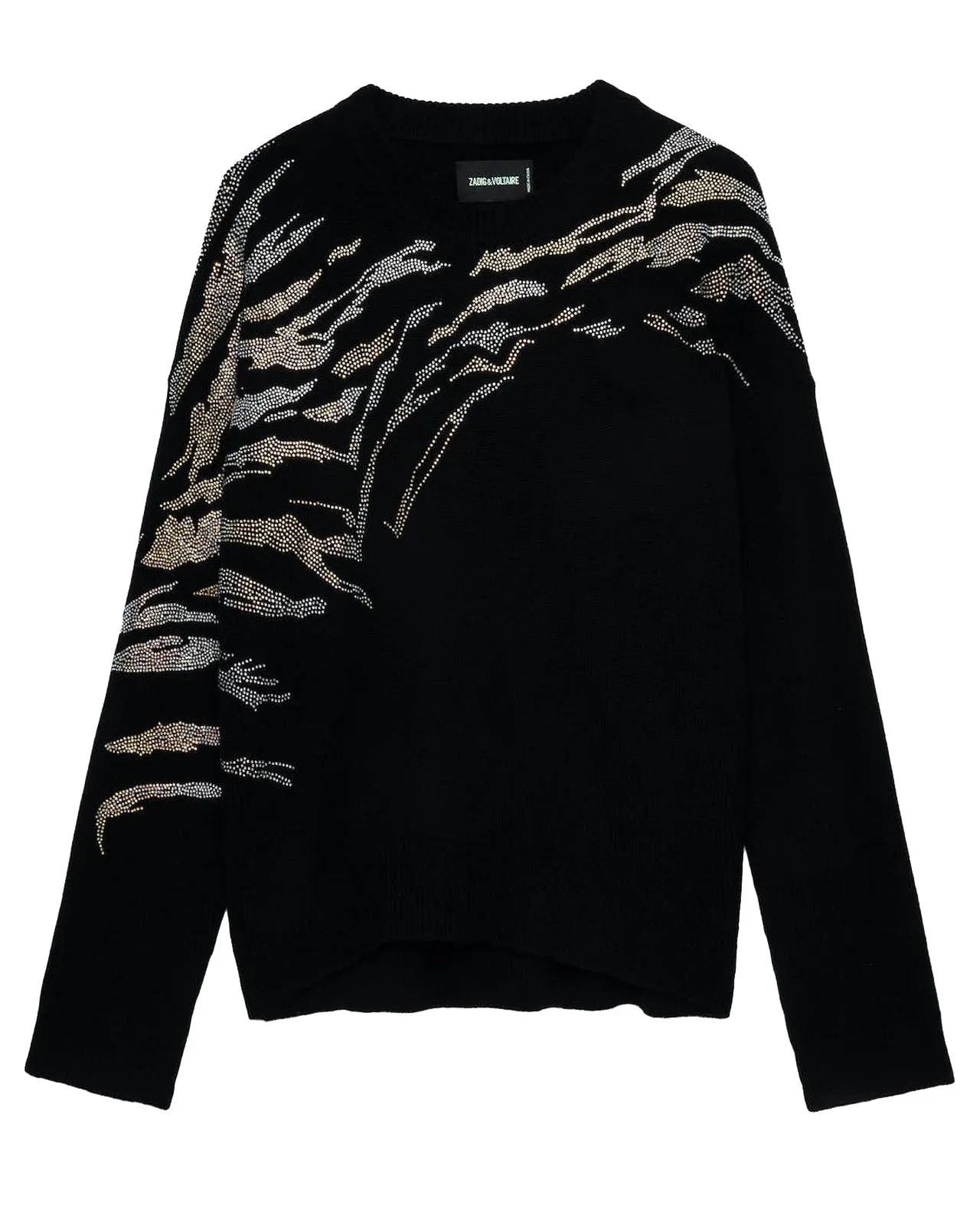 Maglia Markus Tiger cashmere nero