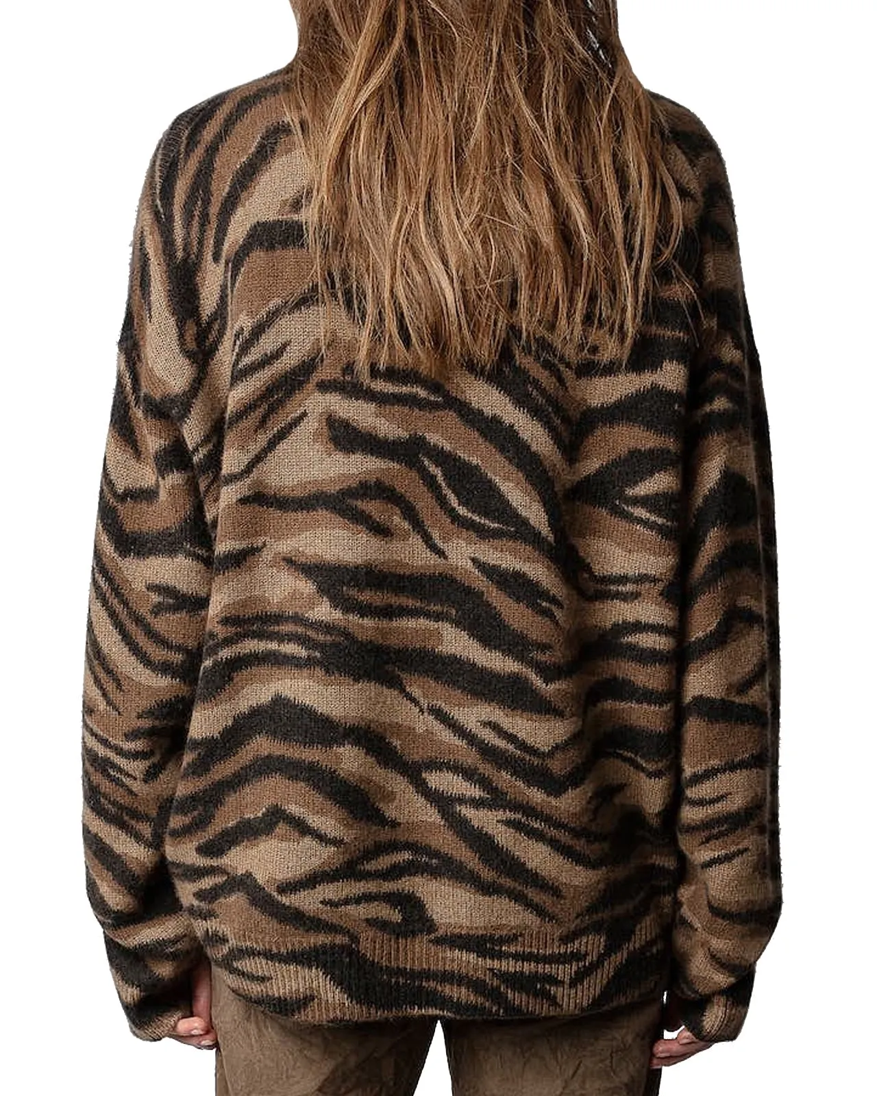Maglia Markus Tiger cashmere tigrato