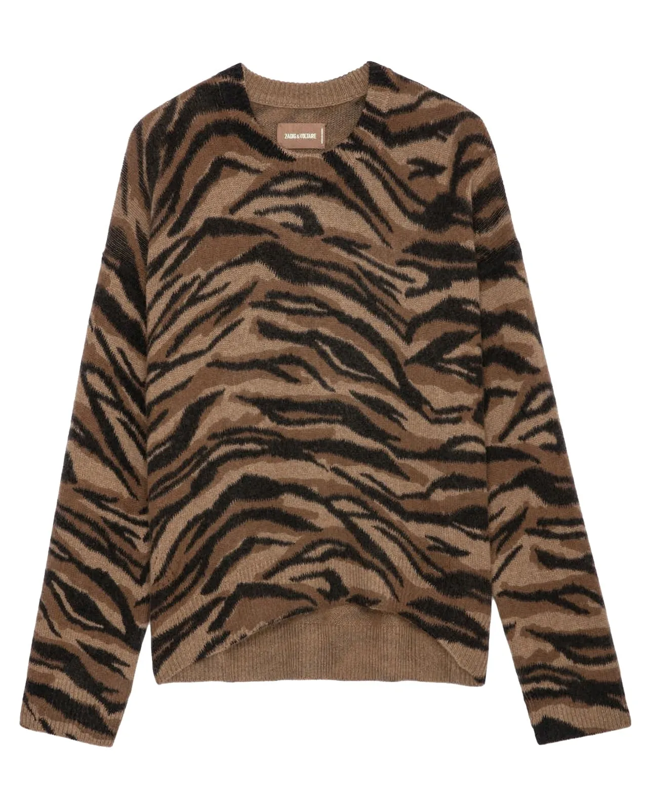 Maglia Markus Tiger cashmere tigrato