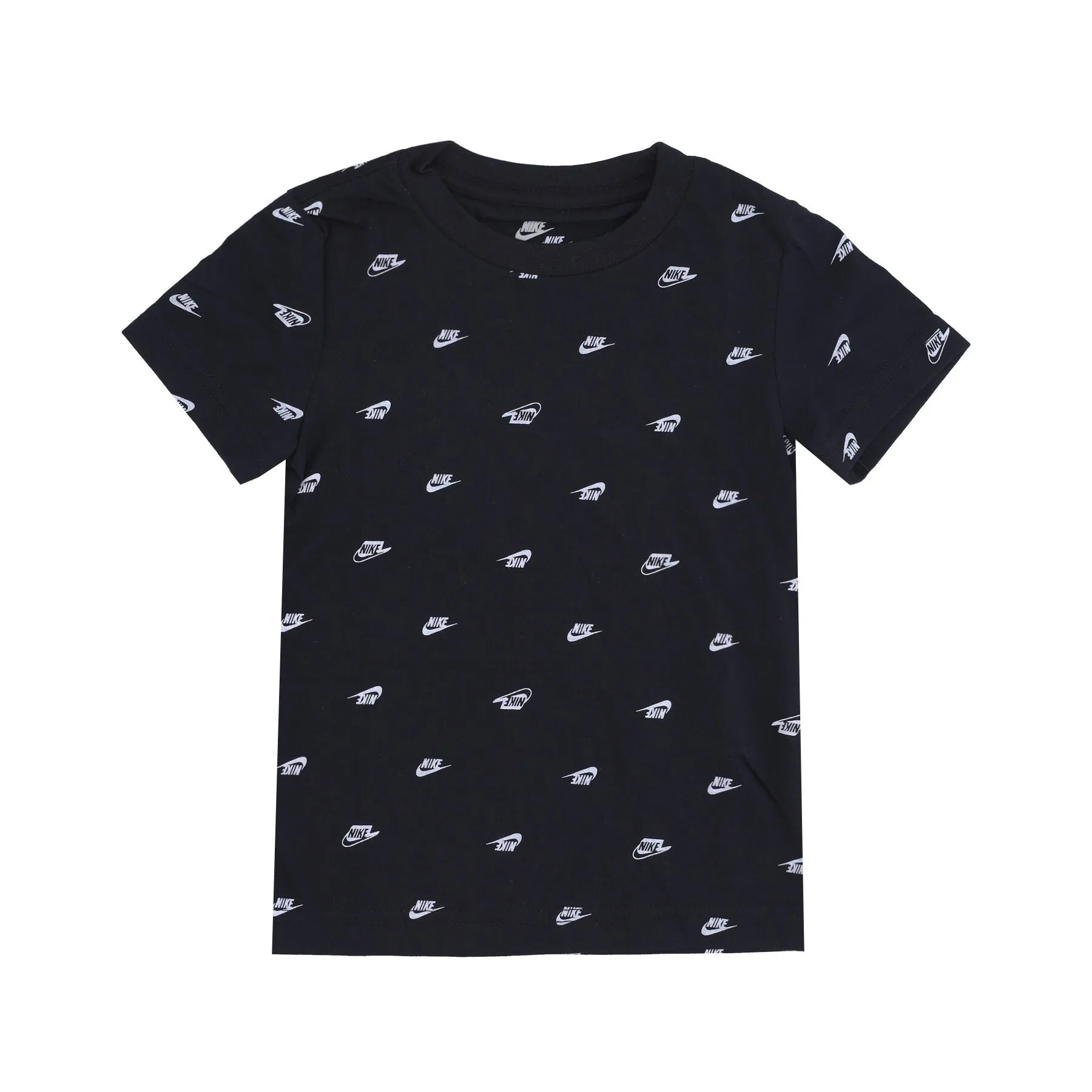 Maglietta Bambino Futura Monogram Aop Tee Black