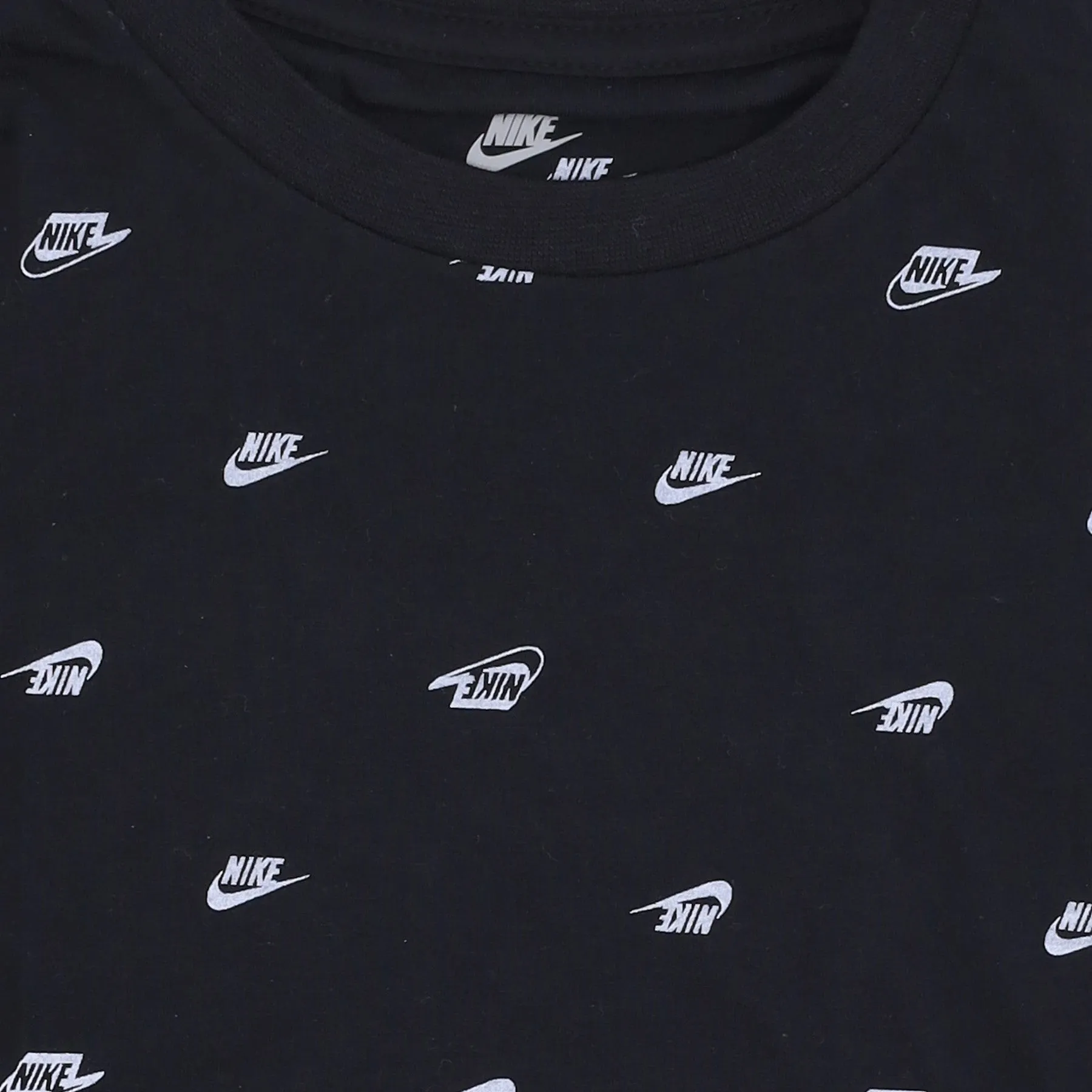 Maglietta Bambino Futura Monogram Aop Tee Black