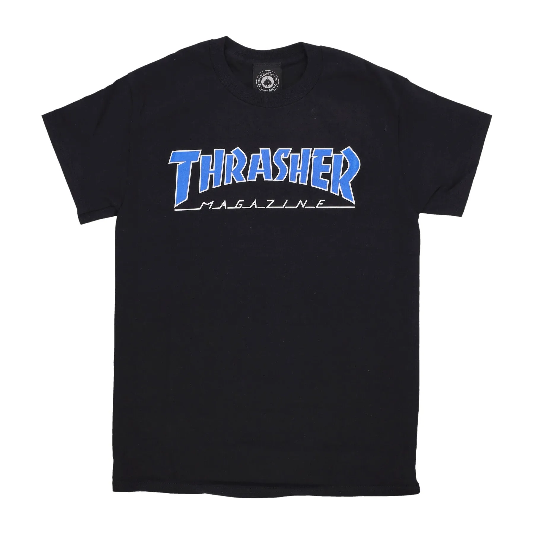 Maglietta Uomo Outline Tee Black/blue