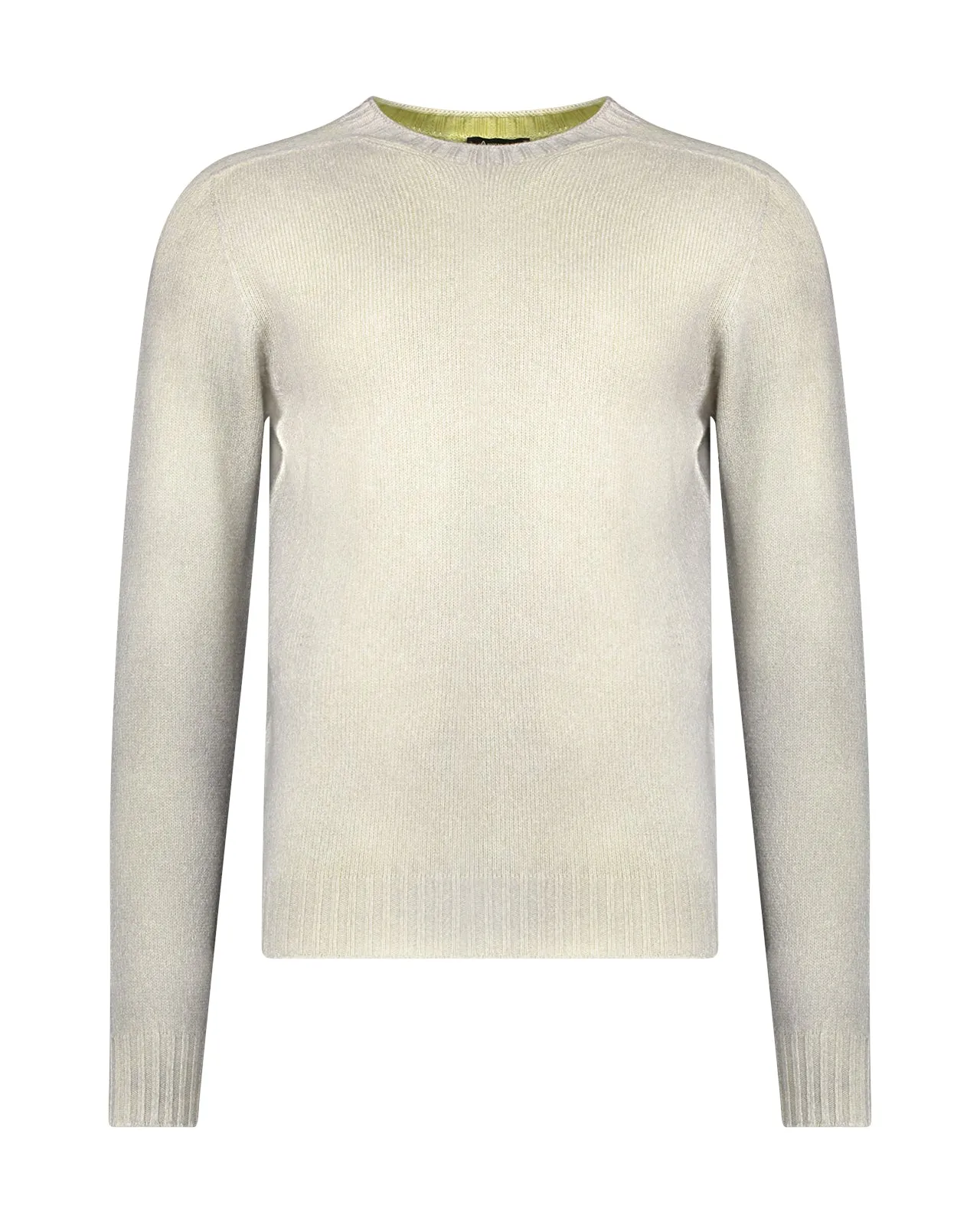 Maglione aerografato lana grigio