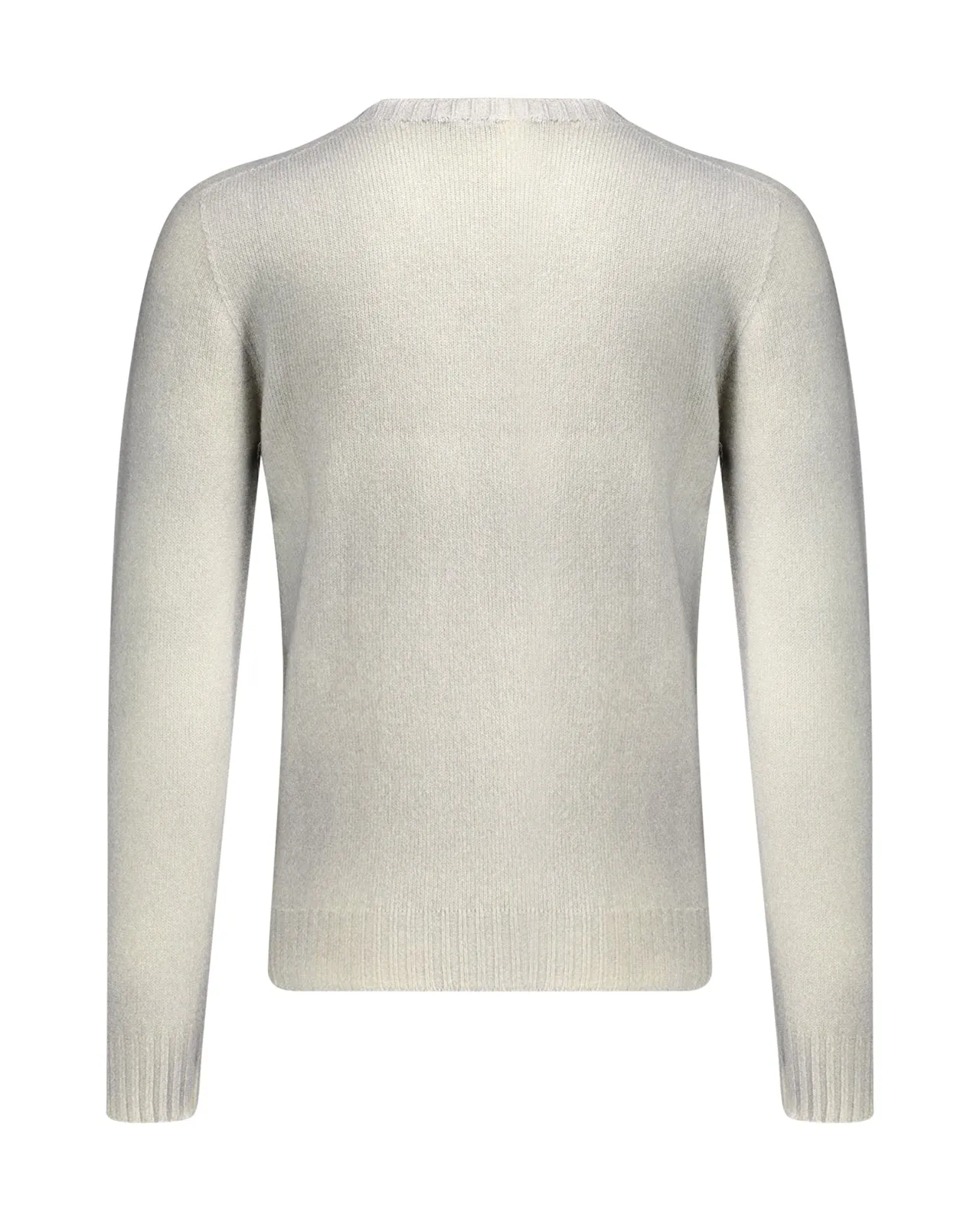 Maglione aerografato lana grigio