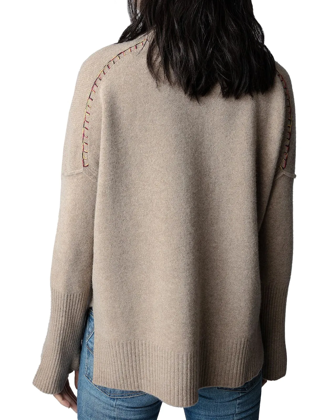 Maglione Alma Give Me Love beige