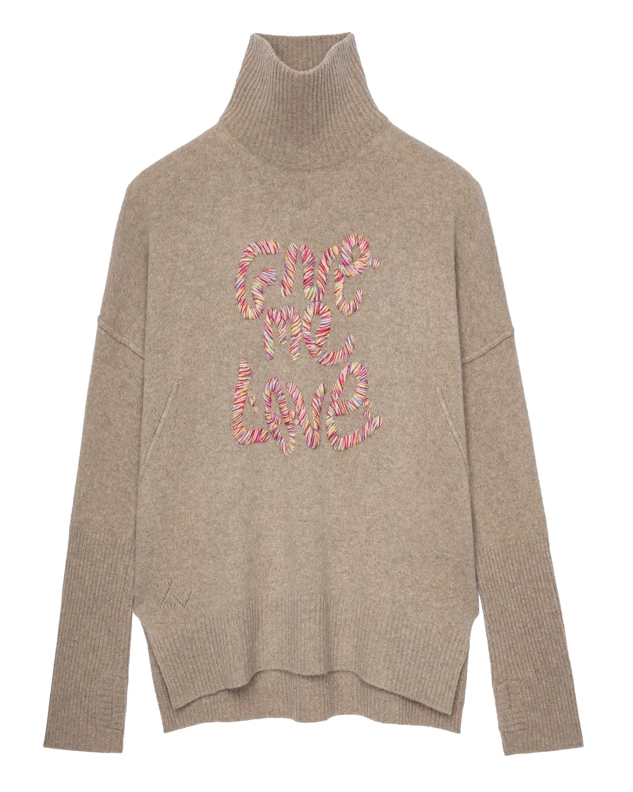 Maglione Alma Give Me Love beige