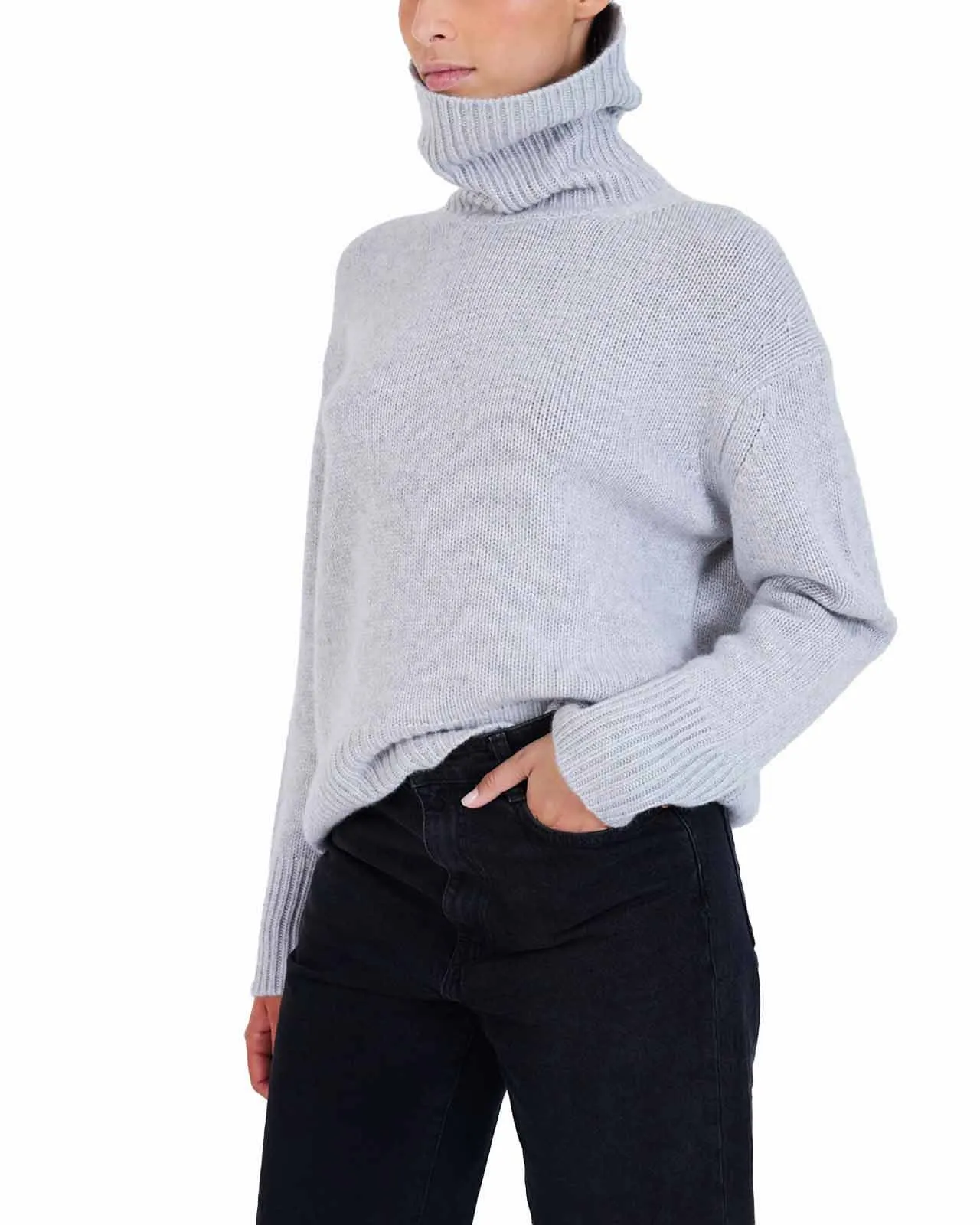Maglione Audrey cashmere grigio