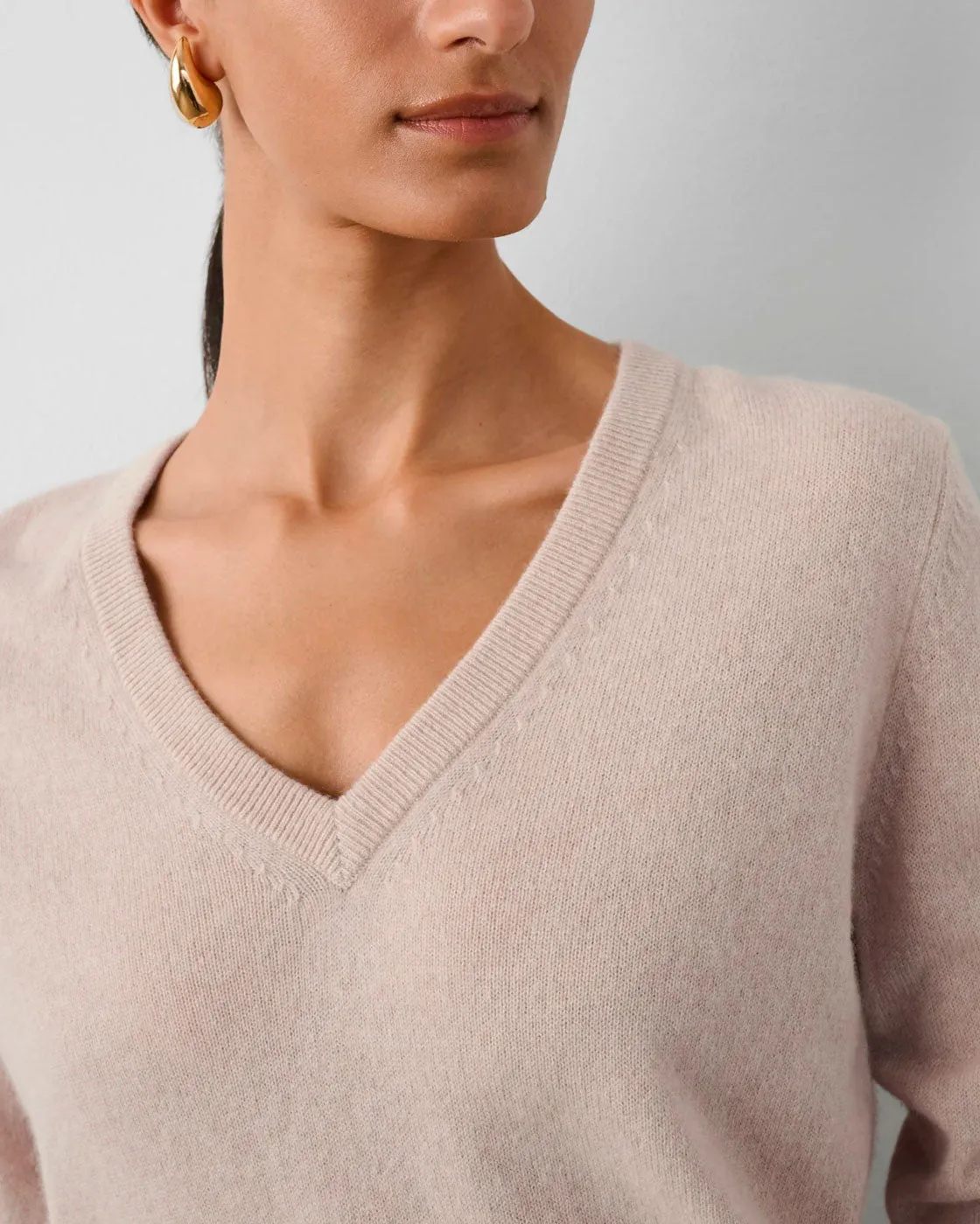 Maglione Core cashmere beige