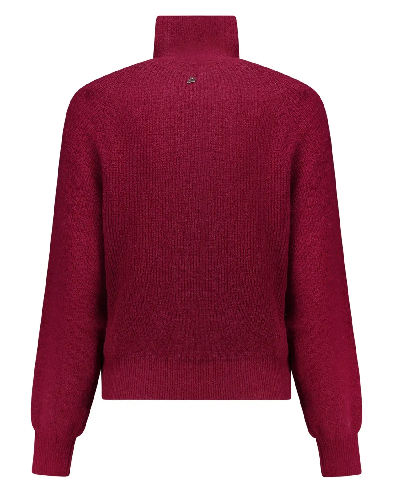 Maglione dolcevita alpaca rosso