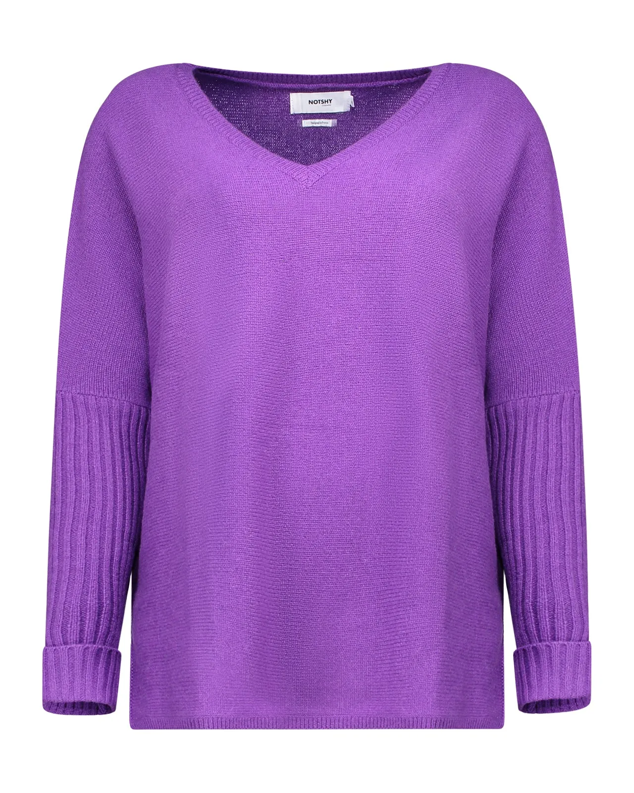 Maglione Emi cashmere viola