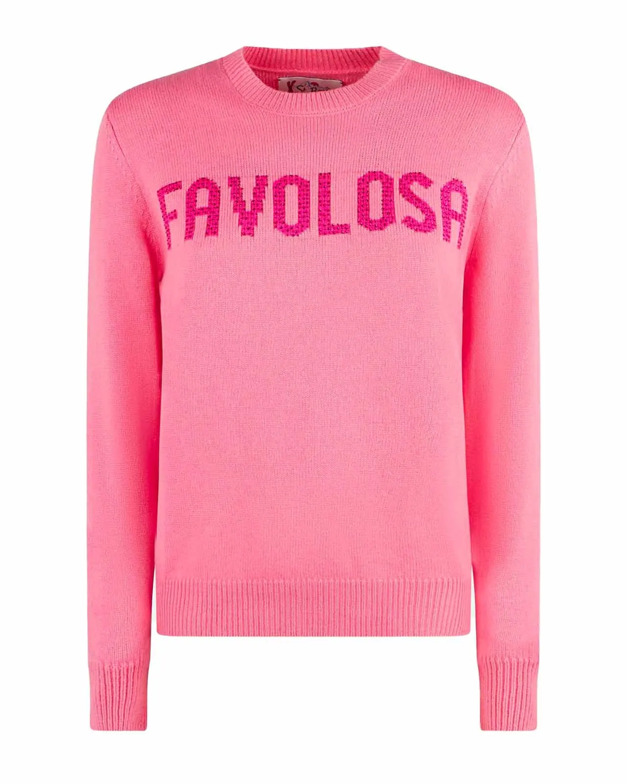 Maglione Favolosa cashmere rosa