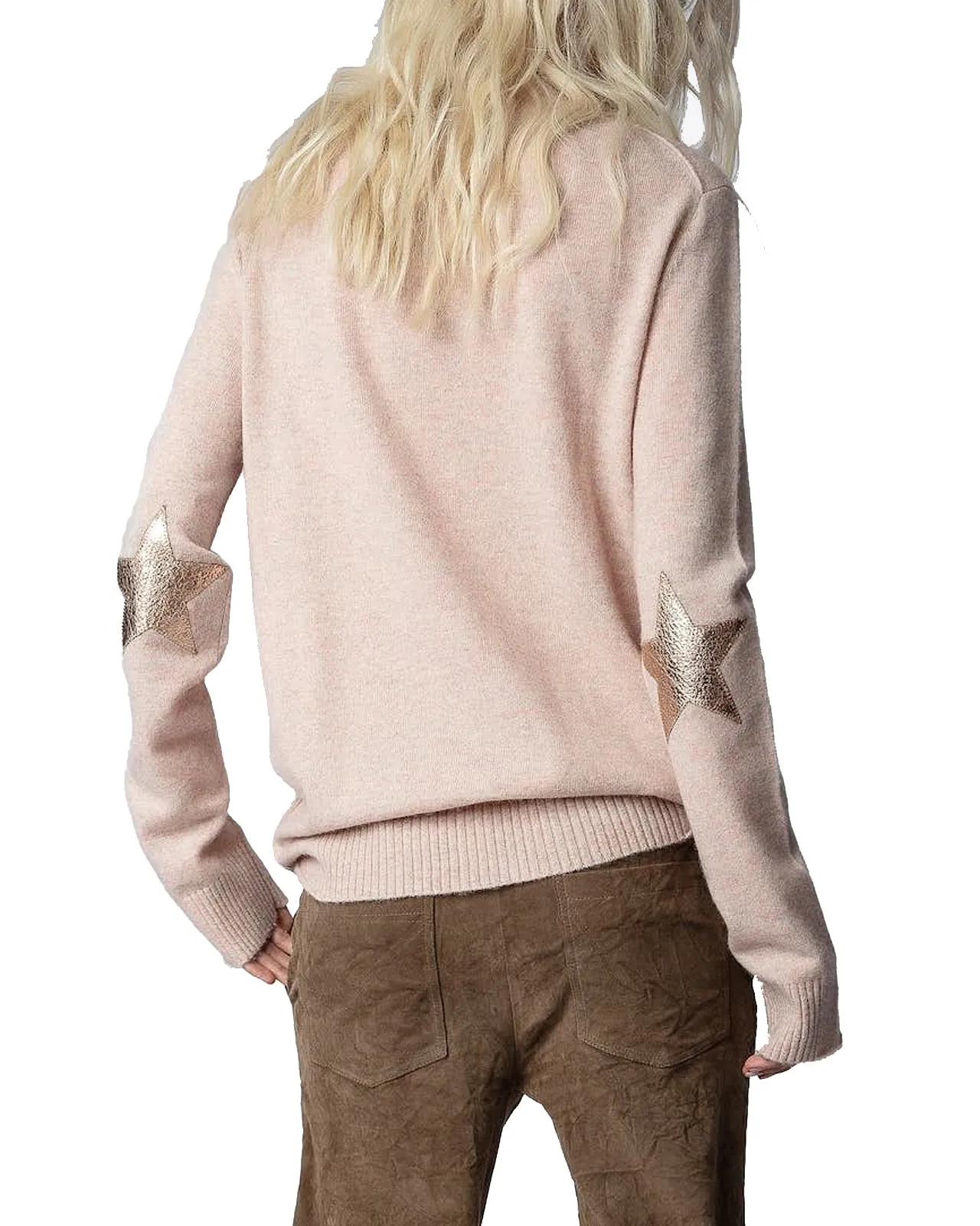 Maglione Ginni cashmere rosa blush
