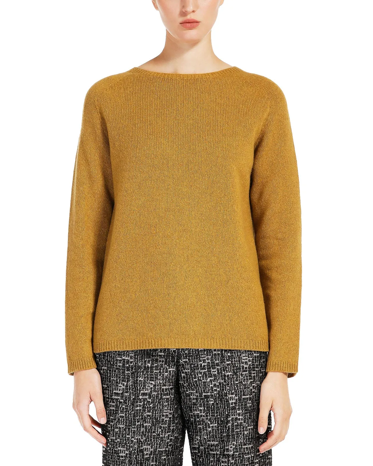 Maglione Giori cashmere ocra