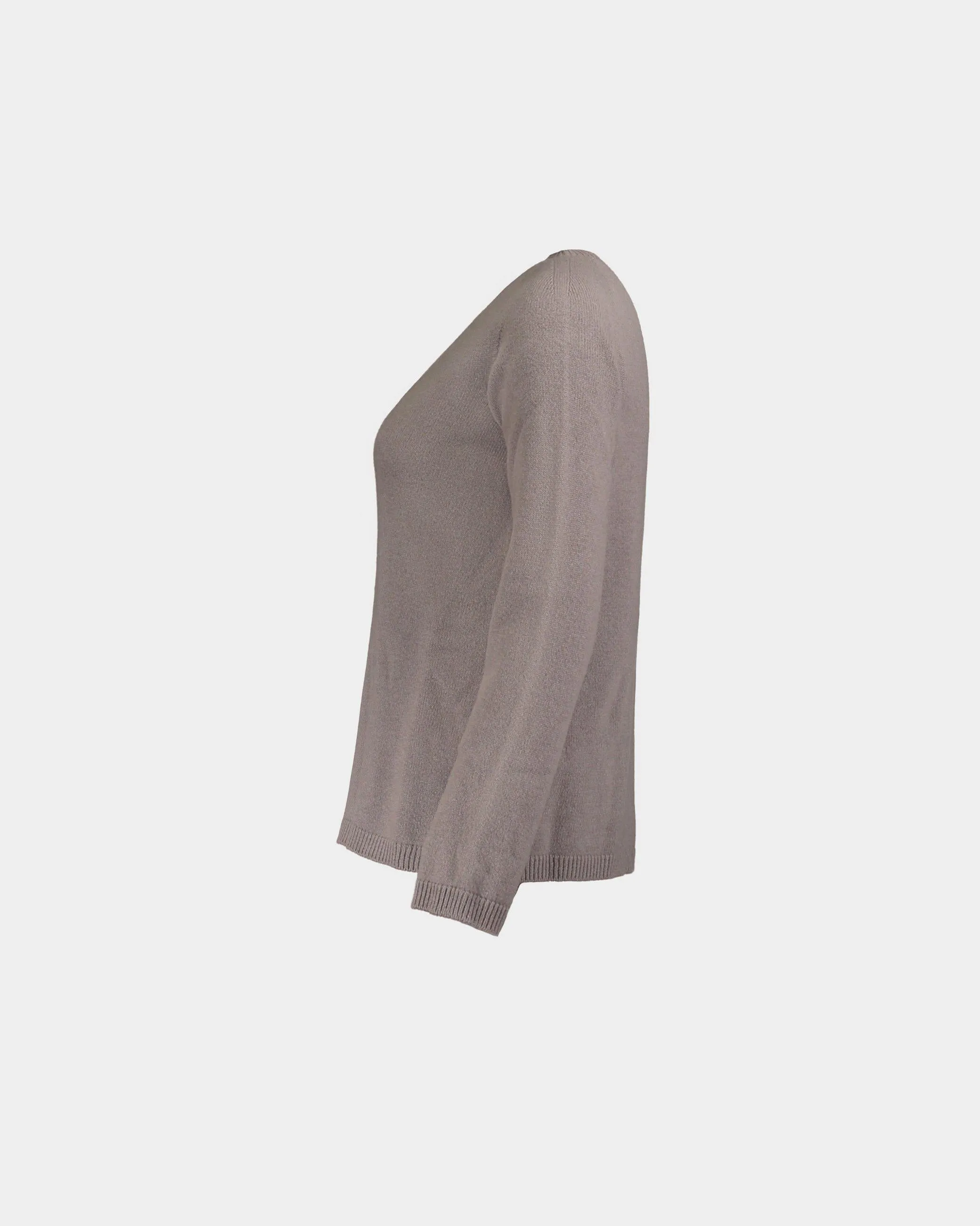 Maglione Giose cashmere tortora