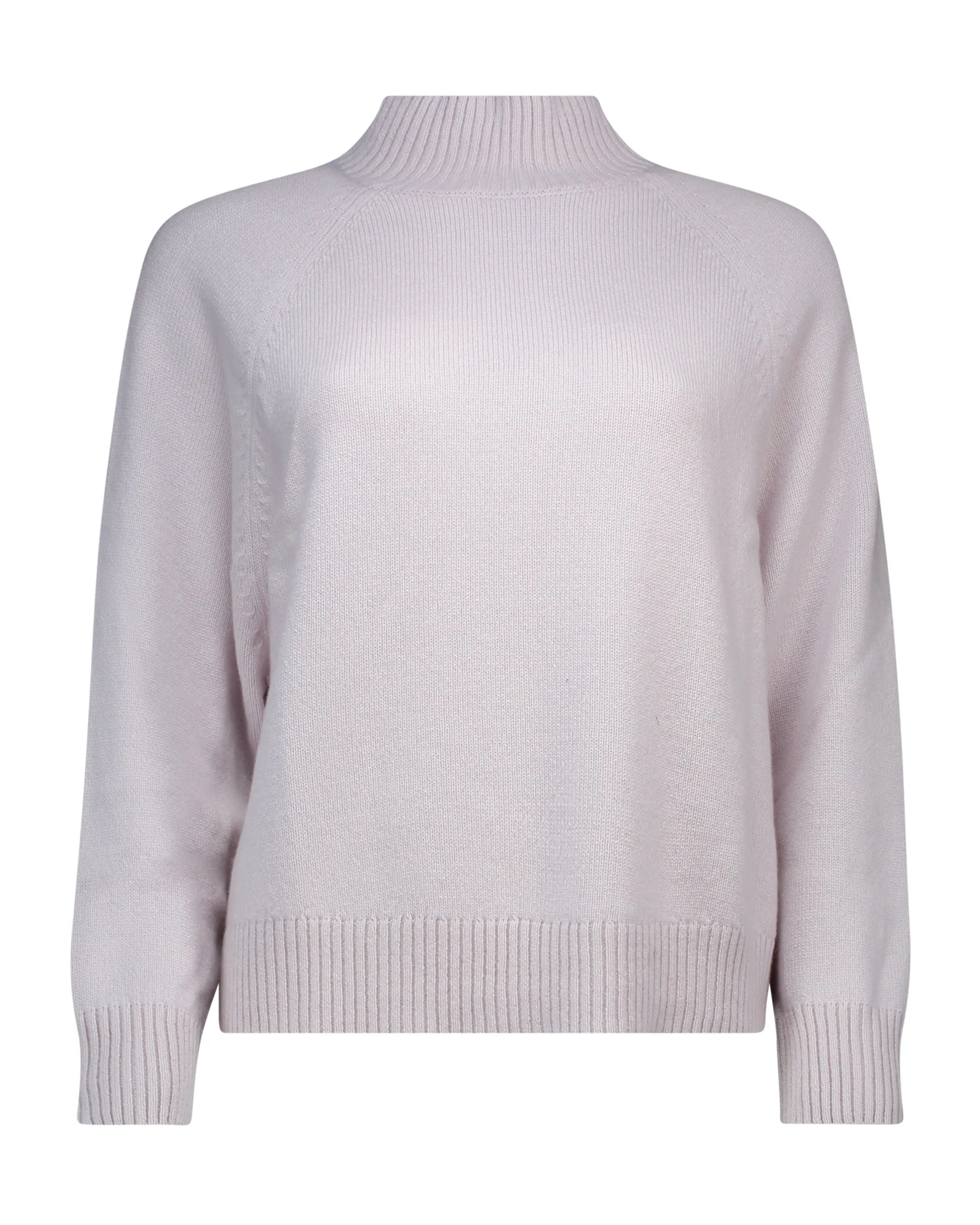 Maglione lupetto cashmere rosa