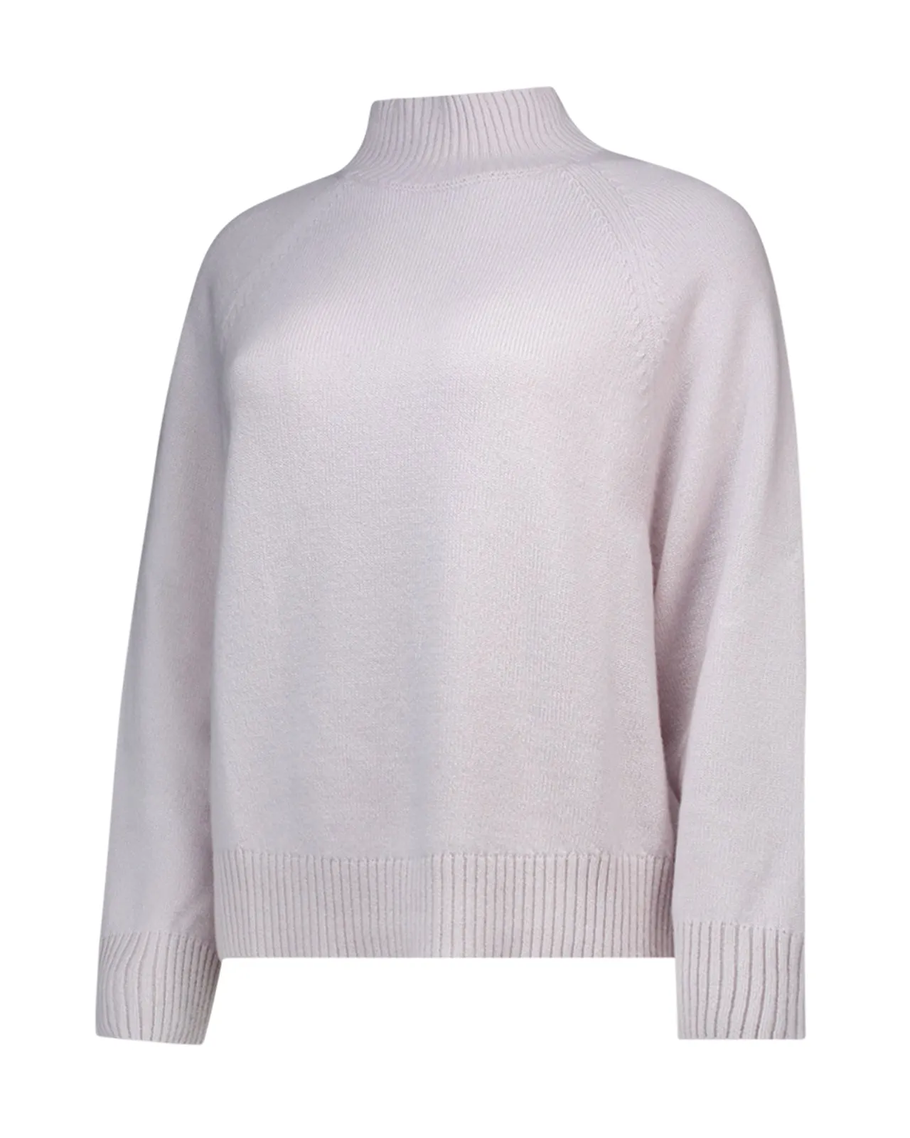 Maglione lupetto cashmere rosa