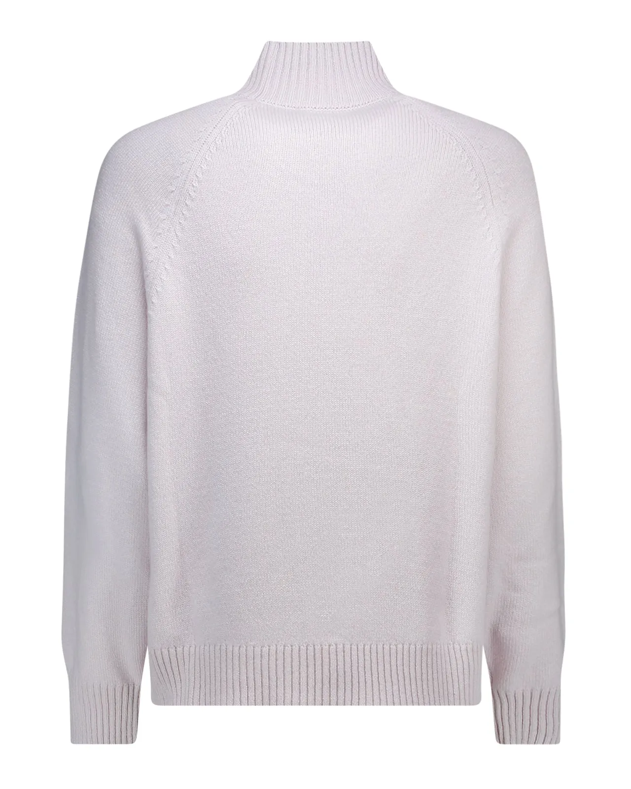 Maglione lupetto cashmere rosa