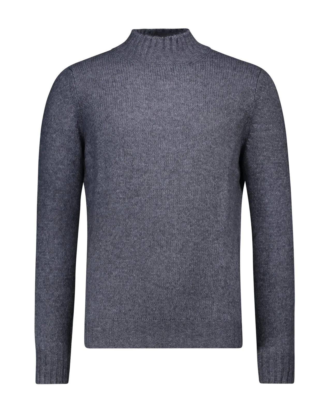 Maglione lupetto lana grigio