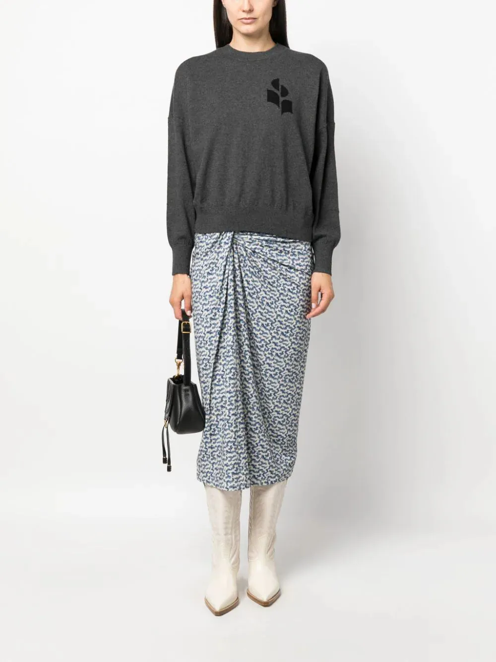 Maglione Marant toile Marisans con logo