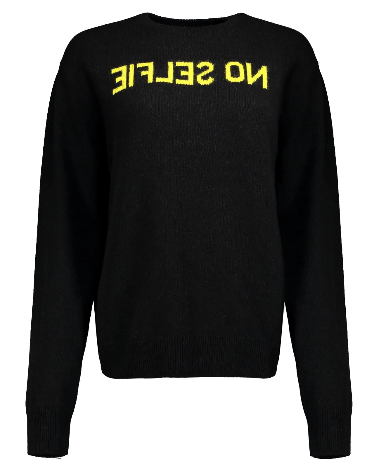 Maglione No Selfie nero