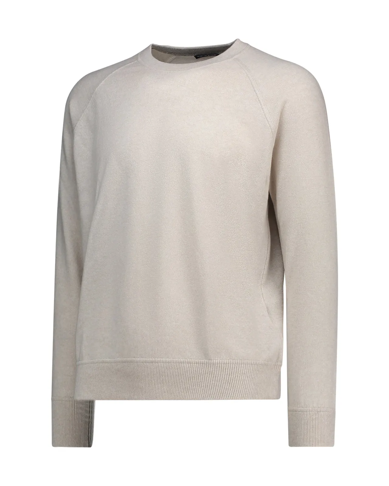 Maglione raglan cashmere beige